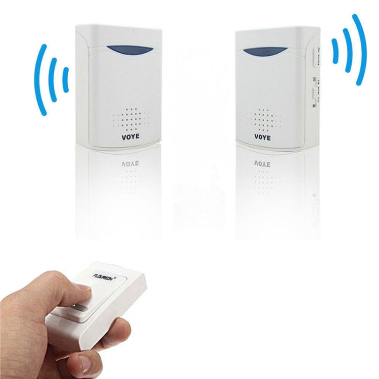 VOYE V006B2 Wireless Remote Control Chime Door Bell with Double-Receiver, V006B2 VOYE V006B2 Wireless Remote Control Chime Door Bell with Double-Receiver, V006B2